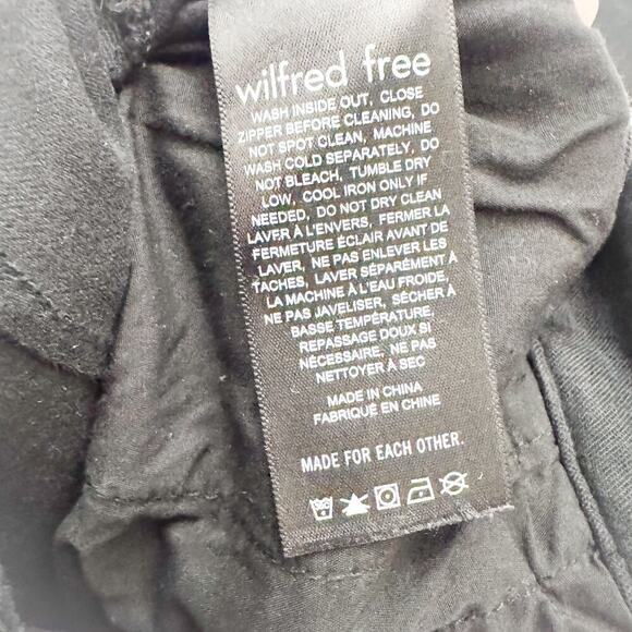 Wilfred Free Black Straight Leg Carpenter Utility Pant Style Denim Jeans SIze 00 - Picture 8 of 9